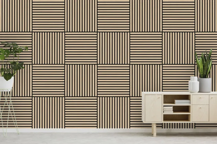 0,27 m² Wandpaneel Jangal Modular Wall 11000A Fanal Oak Furnier 52 x 52 cm