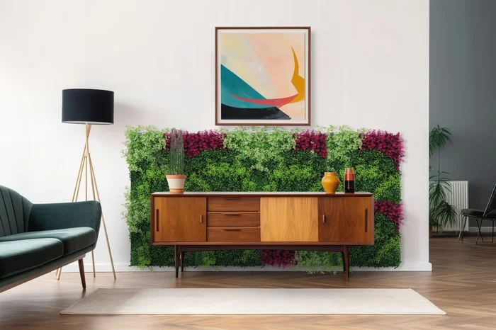 0,27 m² Wandpaneel Jangal Modular Wall 11119 pink mixed flora 52 x 52 cm