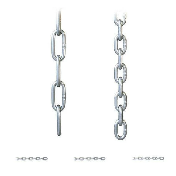 1 m Rundstahlkette Edelstahlkette Edelstahl lang / kurzgliedrig Kette Stahlkette