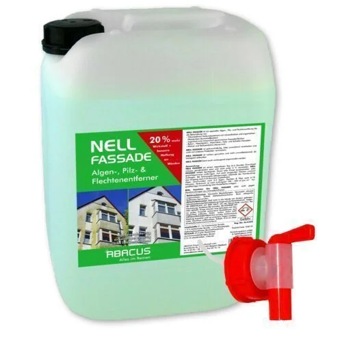 10 L Nell Fassade Grünbelagentferner für Fassaden Algenentferner