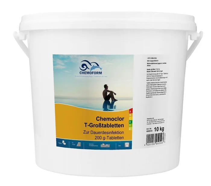 10Kg Chemoform Chemoclor Chlortabletten 200Gr. Tabs 10,40 Euro/ Kg