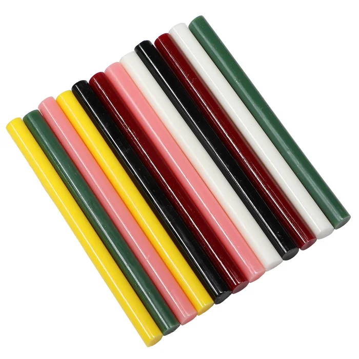 12 Heißklebestifte Klebestifte 7,2mm x 100mm Klebesticks farbig bunt