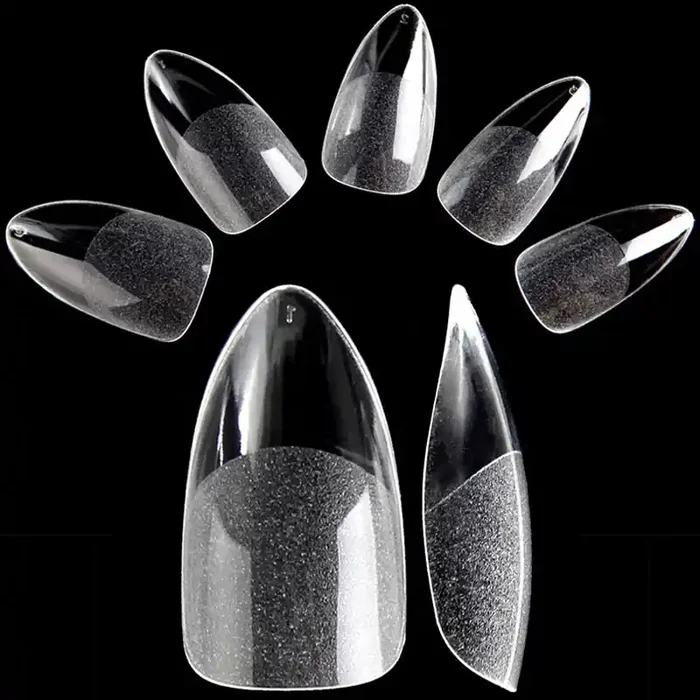 120 Mandel Press On Tips mattiert