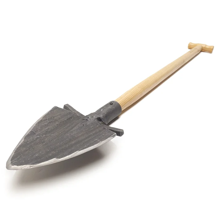 1585 – Erdbeerspaten mit Tritt – 85 cm Eschenstiel