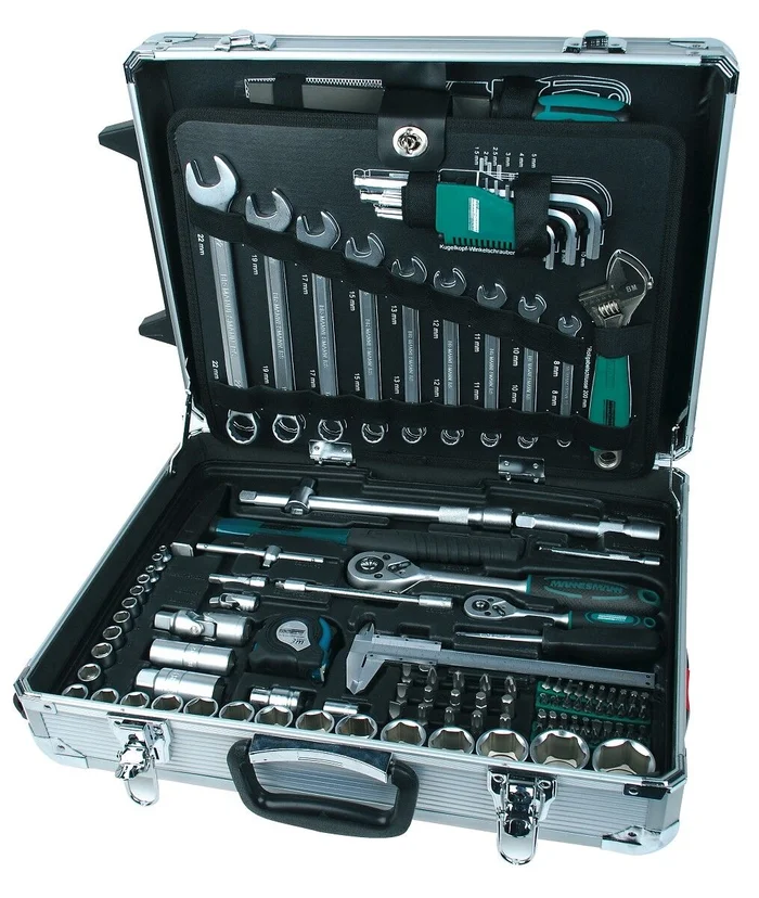 159 tlg. Alu-Werkzeugtrolley