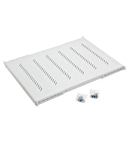 19″ Fachboden Fix, Schwerlast 150kg Last,T=950mm,1HE,RAL7035