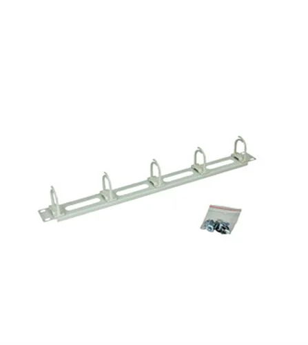 19″ Kabelführungspanel mit Öffnungen,5 Ringe 40×53,1HE,R7035