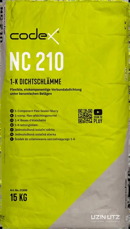1K Dichtschlämme für Innen & Außen „Codex NC 210“ Dichtungsschlämme flexibel 15 kg