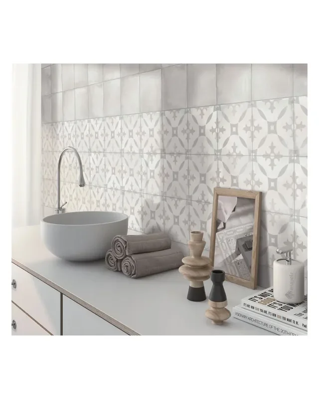 2,412m² Restposten Fliesen 18,7X18,7 DECOR ROUND