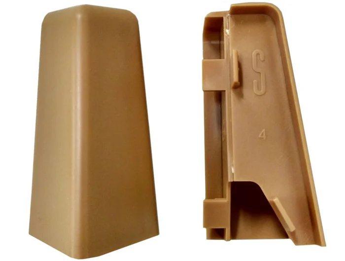 2 St. Equipped 1238 Außenecke Buche 58 mm