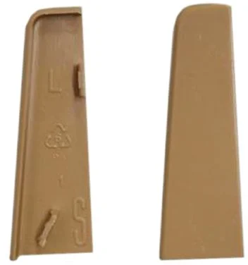 2 St. Equipped 1255 Endkappe Eiche 58 mm