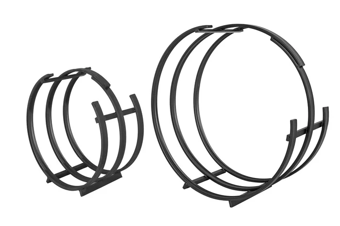 2 tlg. Brennholz Stapelregal Rund, S/L