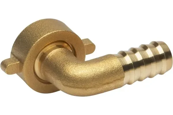 2 tlg. Winkelverschraubung, messing, ST ½“x IG ¾“