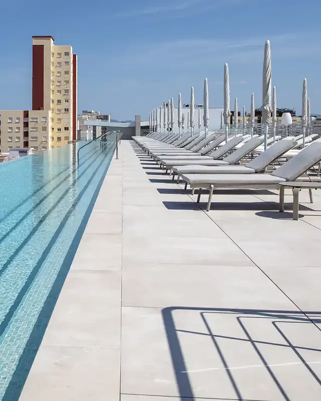 20 mm 90×90 Terrassenplatte Work Taupe Betondesign