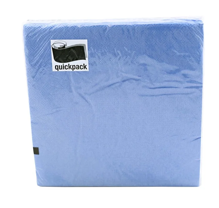 20 Papierservietten 3-lagig, 33 x 33 cm (blau)