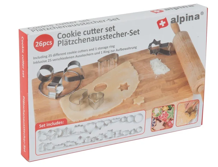 26 tlg. Plätzchenausstecher Set