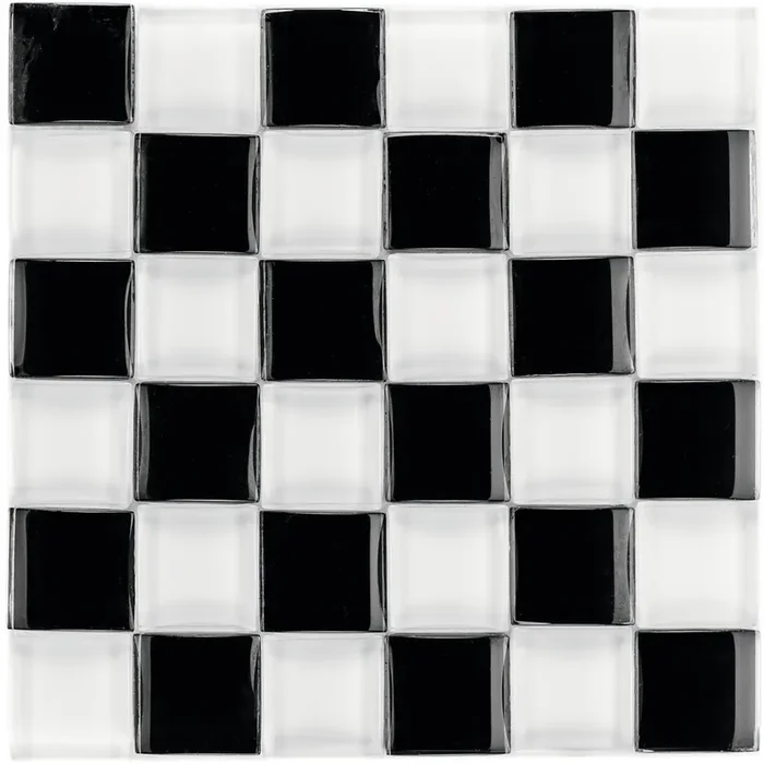 3D Black&White Mosaik – – 25,6×25,6