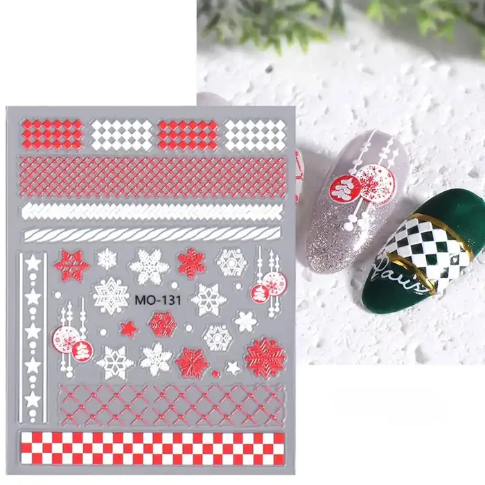 3D Nail Sticker Xmas 7