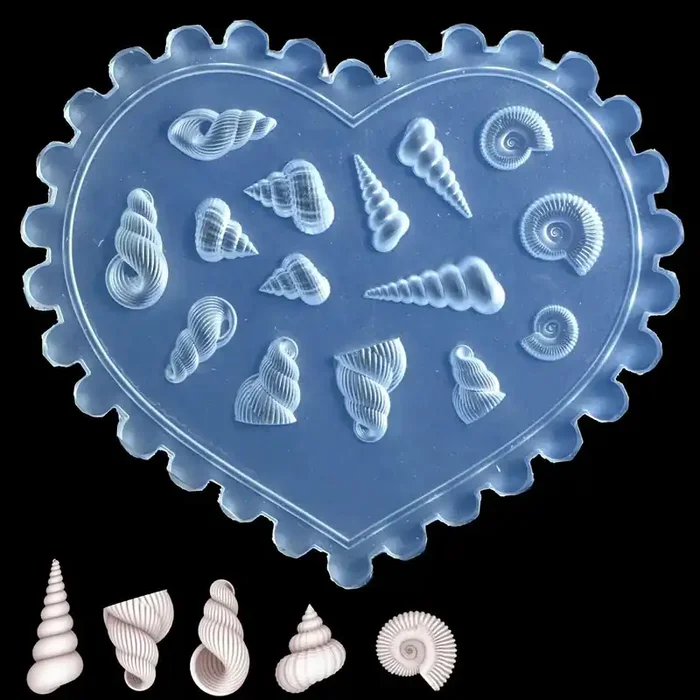 3D Silikon Form Schnecken