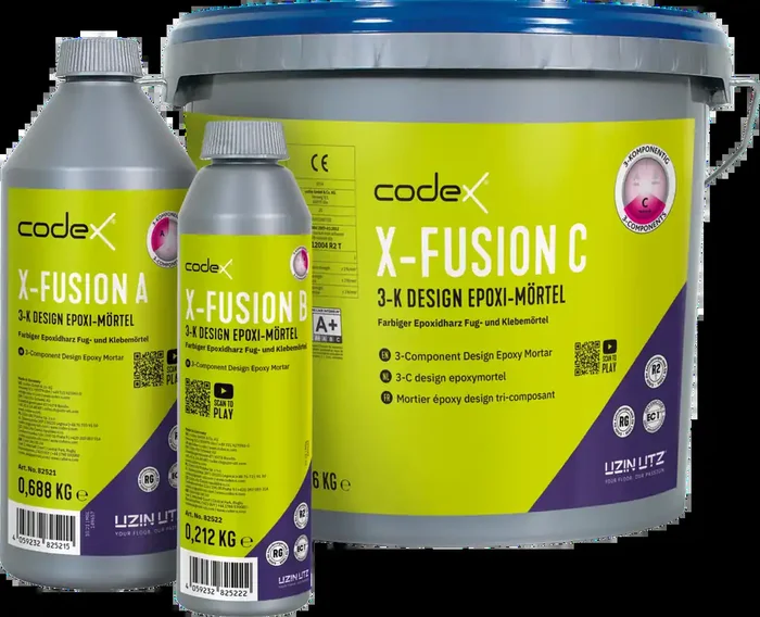 3K Epoxidharz Fugenmörtel „Codex X-Fusion“ platingrau Epoxi-Design Fuge 3,5 kg