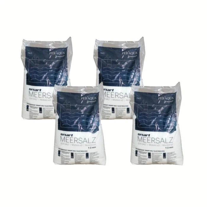4er Paket Peraqua Poolsalz/Meersalz 25 kg