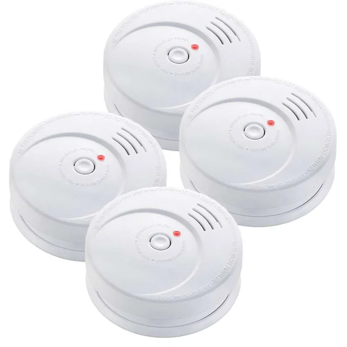 4er Set Grafner® Rauchmelder 85dB mit 10 Jahres Batterie