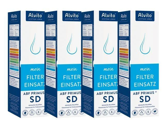 4x Alvito ABF Primus SD Filterpatrone 0,45 µm – AquaNEVO * Sparpreis*
