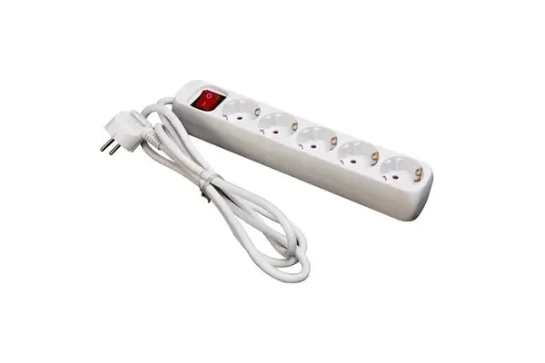 5-fach Steckerleiste mit Schalter