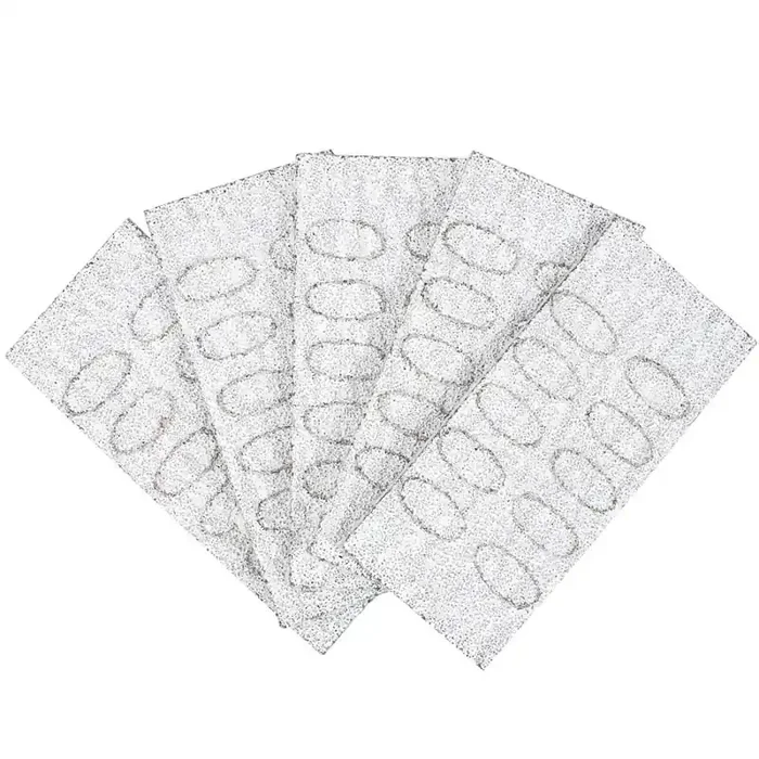 50 Feilblätter K100 Rosenholz