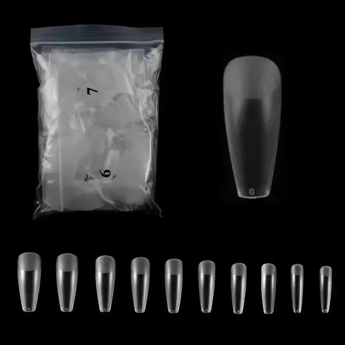 500 Ballerina Press On Tips voll-matt