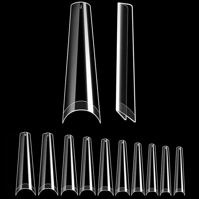 500 XXL Ballerina Tips Clear