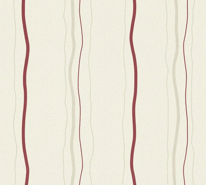 A.S. Création Vliestapete Casual Living Streifentapete Creme matt leicht strukturiert