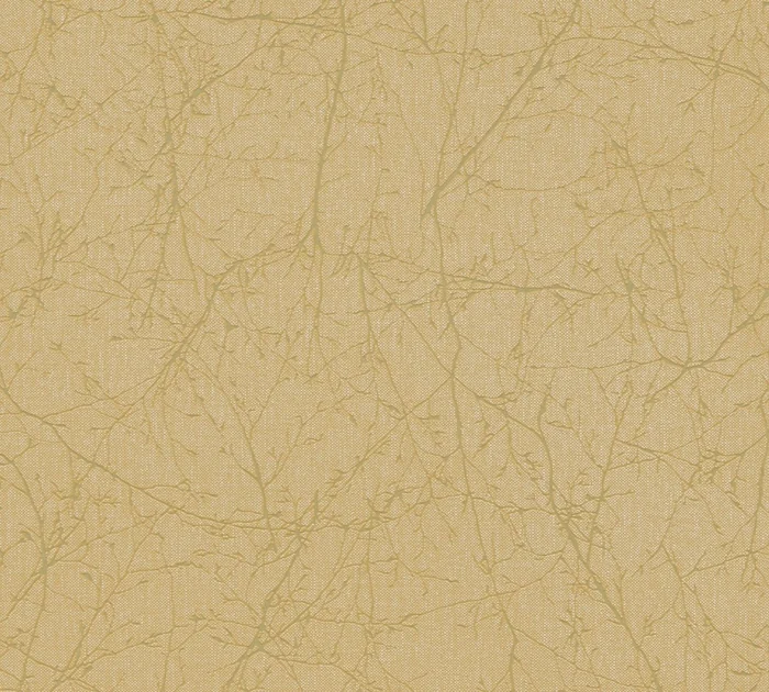 A.S. Création Vliestapete Terra Blumen orange Muster schimmernd, Hintergrund matt strukturiert