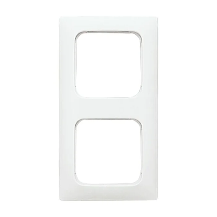 Abdeckrahmen 2-fach alpinweiß – Reflex SI Linear