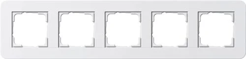 Abdeckrahmen 5f E3 Reinweiß/Reinwei ß