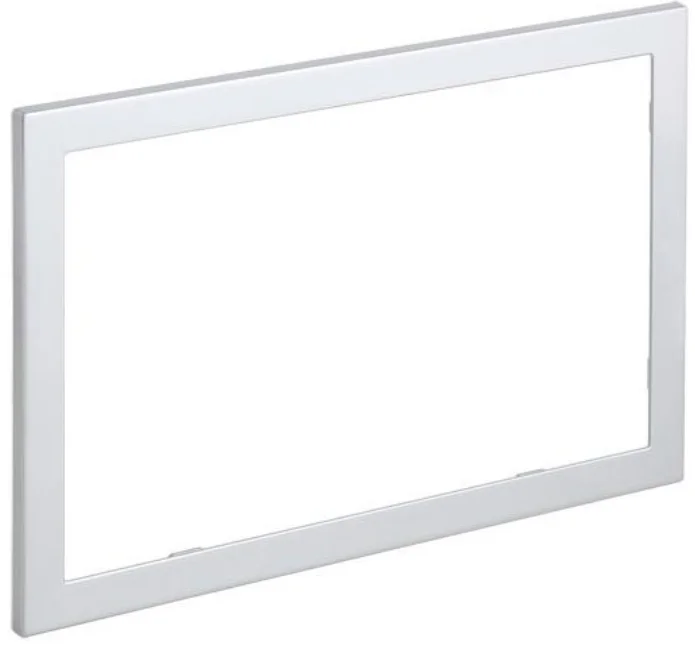 Abdeckrahmen für Drückerplatte, chrom gebürstet