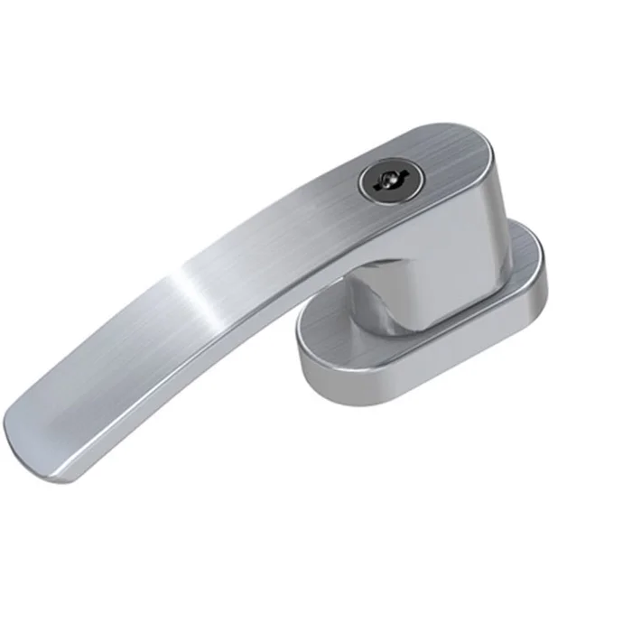 abschließbarer Fenstergriff mit Druckzylinder, besonders schwere Ausführung