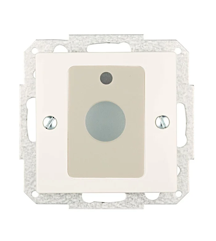 Abstelltaster mit Zentralplatte VISIO, reinweiß