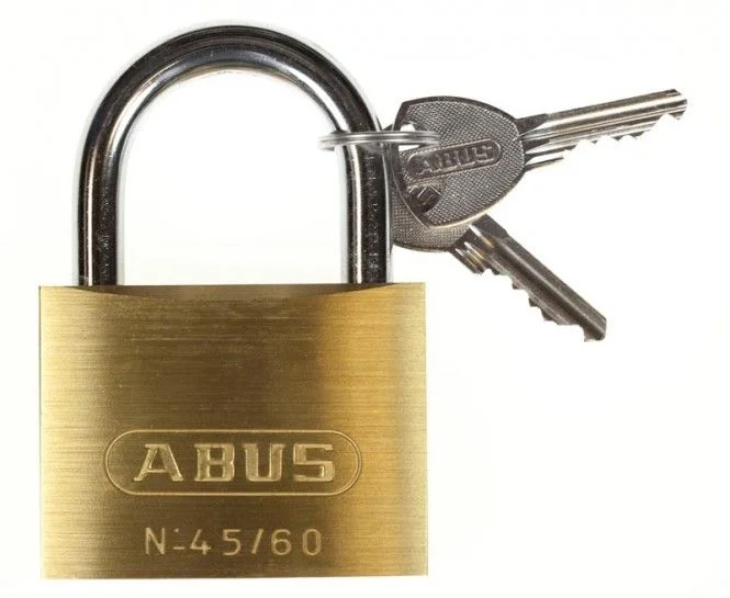 ABUS Hangschloss 45/60 mit 2 Schlüsseln