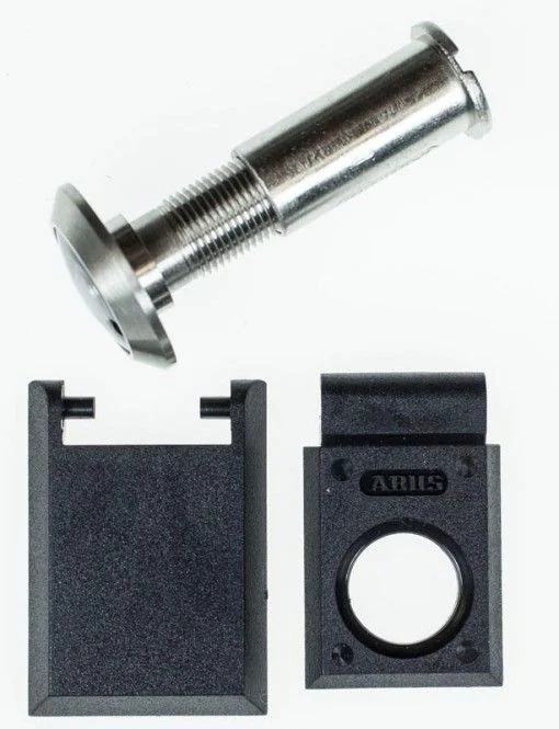 ABUS Türspion 2300 vernickelt mit Abdeckklappe