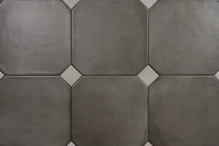 Achteckfliese grafit ohne Einleger 20×20