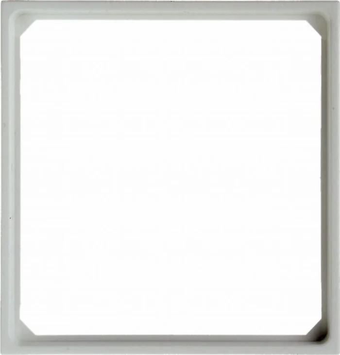 Adapterring für Zentralstück 50 x 50 mm S.1 polarweiß, glänzend