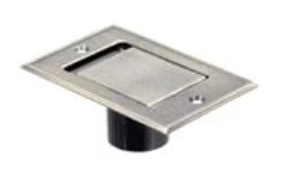 AEG Bodensaugdose, inkl. Installationsteile, chrom