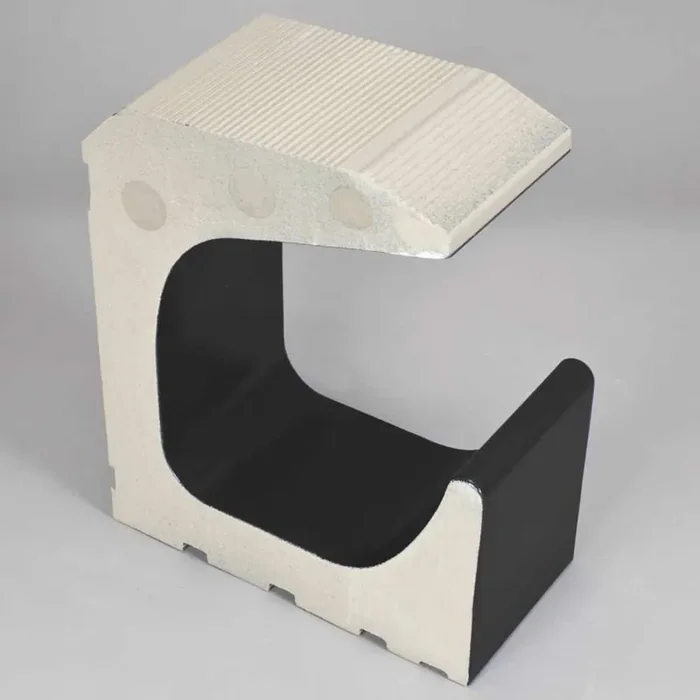 Agrob Buchtal Bamberg Neutral 1 Überlaufrinne glasiert Überlaufrinne 12,5×24 Art.-Nr. 5716-86165