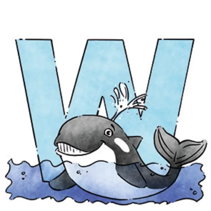 Agrob Buchtal Plural Plus Kids Buchstaben W Glänzend Dekorfliese 20×20 Art.-Nr. 212142-W