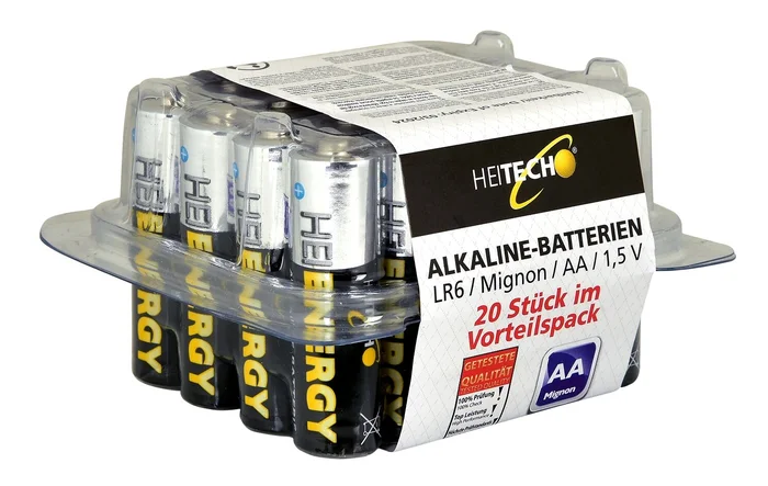 Alkaline-Batterien, AA, LR06, 1,5 V, 20 St.