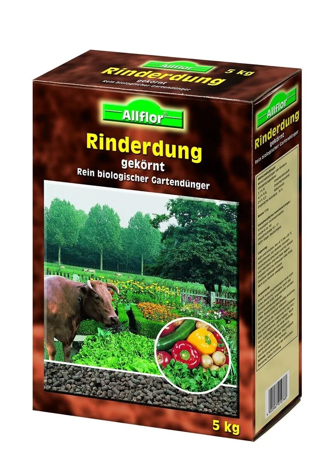 Allflor Rinderdung, gekörnt, 5 kg