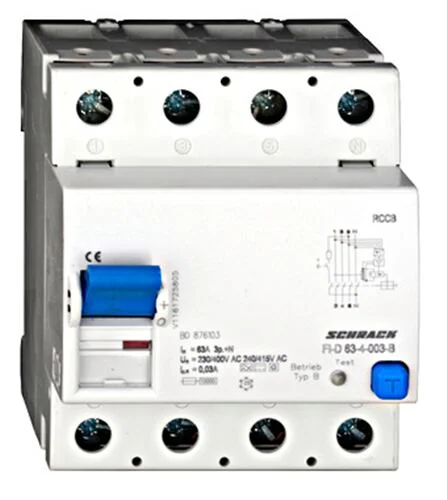 Allstromsensitiver FI-Schalter 63-80A,4-polig,30mA,Typ B (fq),G