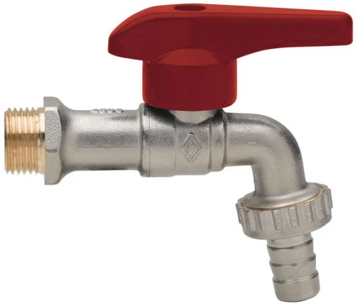 ALVA ACTA Auslaufkugelhahn 1″ AG messing CD200A