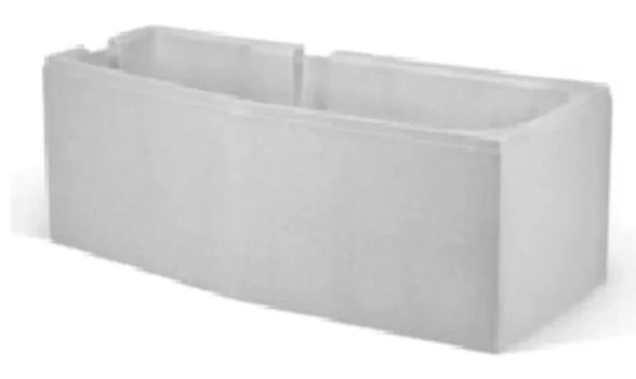 Alva Aqua Una Träger für Raumsparwanne rechts, AQRSP160R, 160x90cm